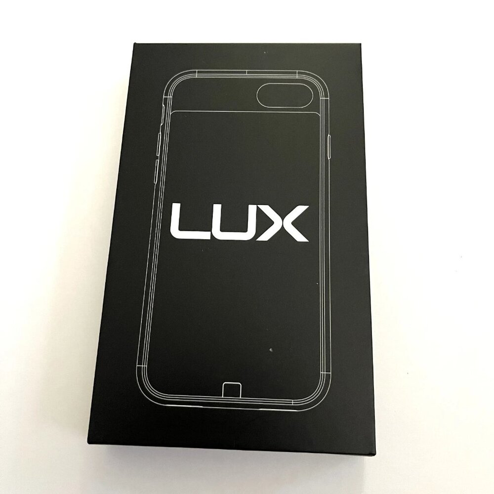 Lux Battery Case Power Bank iPhone 6/7/8 plus Black 3000mah NEW In Open Box US